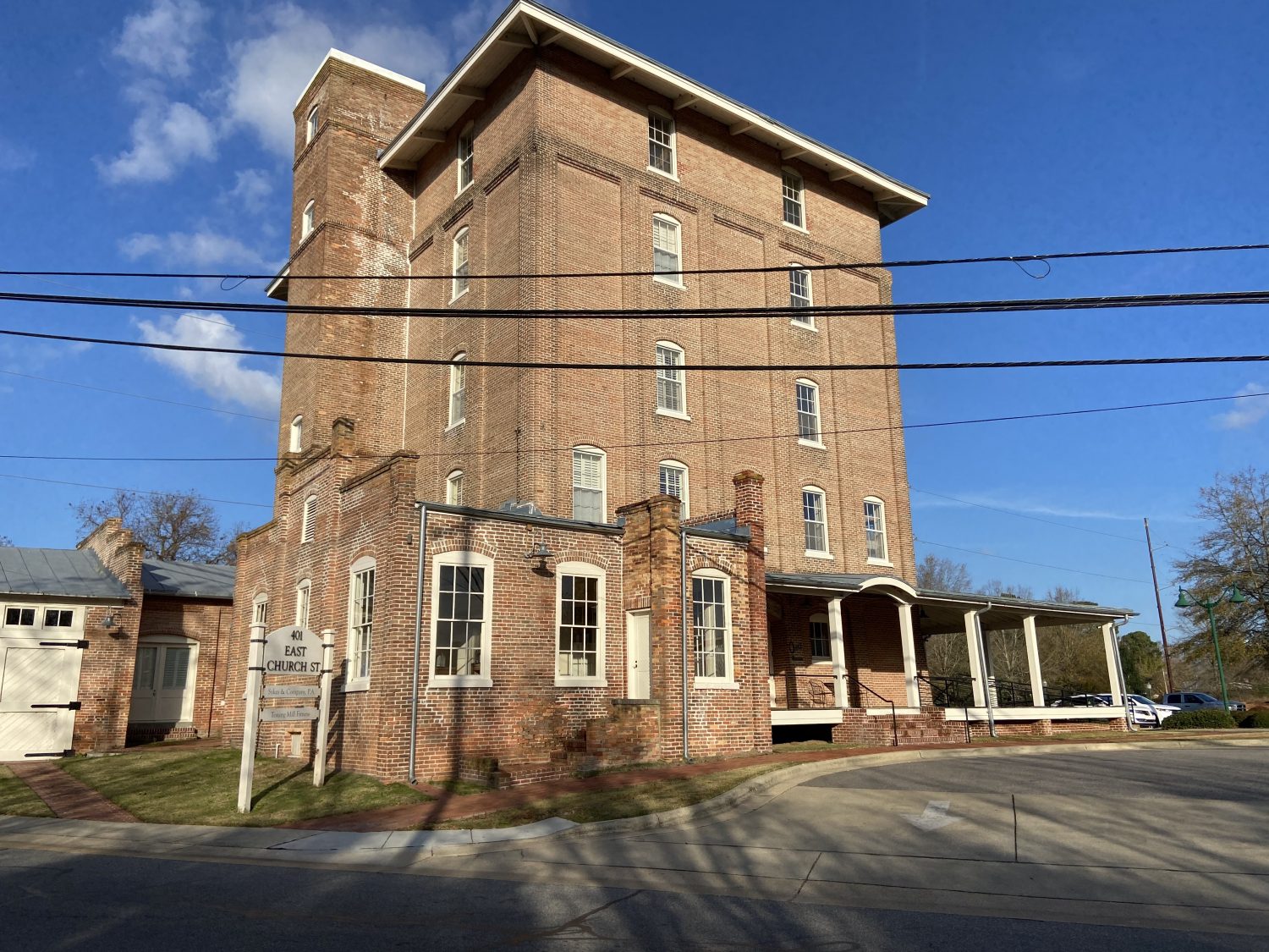 Edenton Peanut Mill office restoration 401 E Church Street The Rich