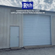 Commercial Space for Lease Edenton Warehouse